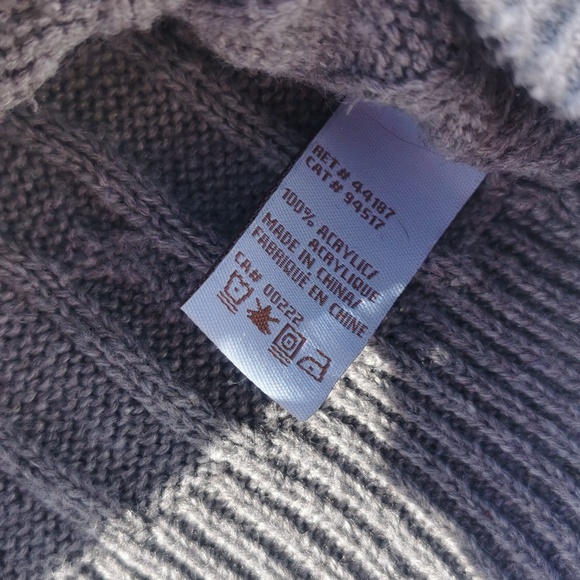 Jessica Cable Knit Sweater Grey Gray Extra Large XL - Picture 4 of 12
